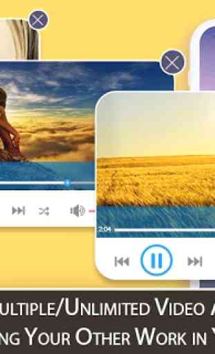 Multiple Video Popup Player -Floating Video Player 2