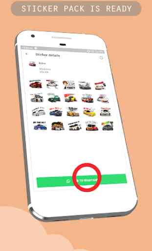 Nitro Real: Racing Sticker for WhatsApp Messenger 4