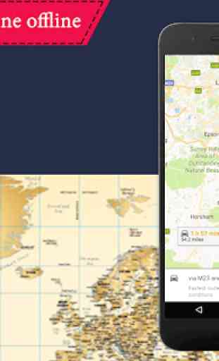 offline mondo cartina Navigazione: GPS vivere punt 3