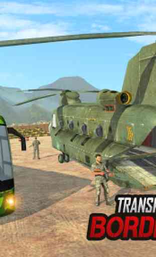 Offroad US Army Transport Prisoners Bus Driving 3