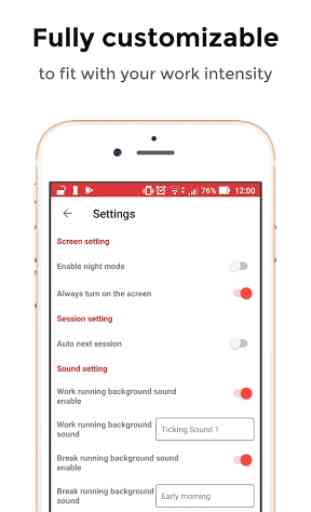 Pomodoro Smart Timer - A Productivity Timer App 3