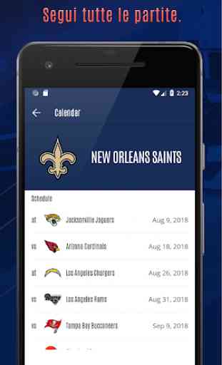 Punteggi, calendario e promemoria NFL 2019 3