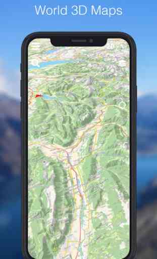 Relief Maps - 3D GPS for Hiking & Trail Running 3