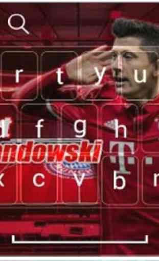 Robert Lewandowski Theme Keyboard 2