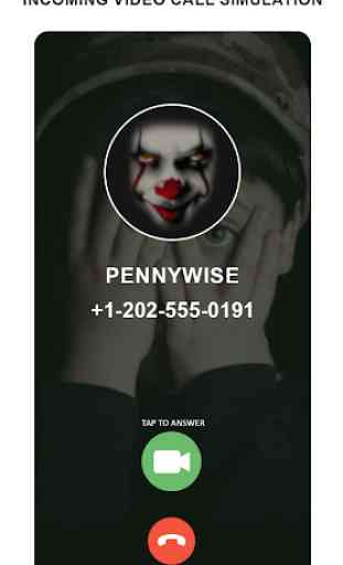 scary clown fake video call 1