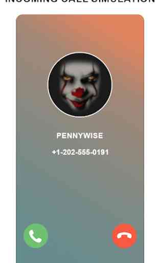 scary clown fake video call 3