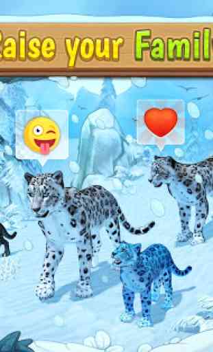Snow Leopard Family Sim Online 1
