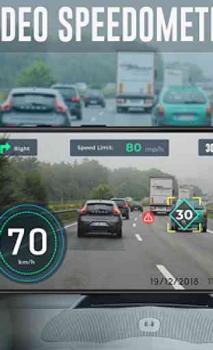 Tachimetro Dash Cam: Speed Limit e Car Video App 1