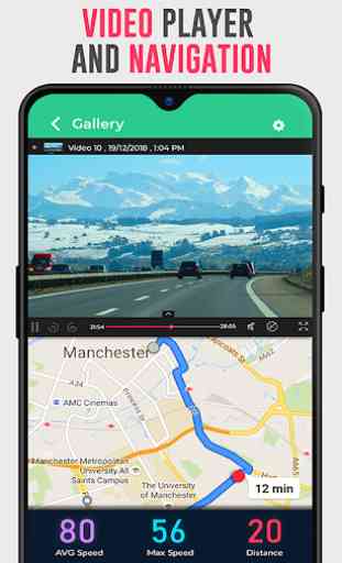 Tachimetro Dash Cam: Speed Limit e Car Video App 2