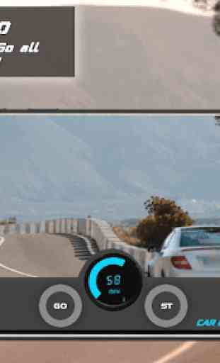 Tachimetro GPS Dash Cam e registratore per auto 4