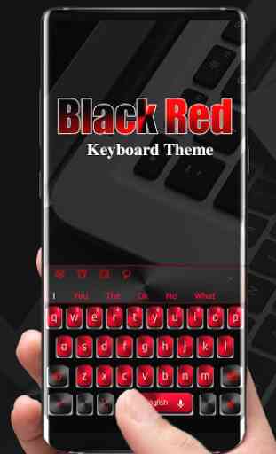 Tastiera rosso nero 1