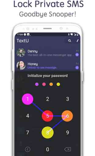 TextU - Private SMS Messenger, Call app 1