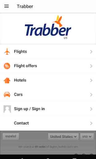 Trabber: Flights, Hotels and Cars Search Engine 1