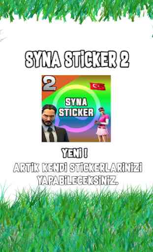 Türkçe Stickers - Syna Sticker 2 - 500+ 1