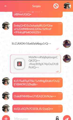 UAround Messenger privato: testo protetto, chat 1