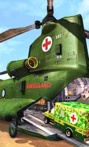 US Army Ambulance Driving Rescue Simulator 2