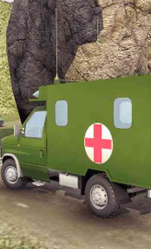 US Army Ambulance Driving Rescue Simulator 4