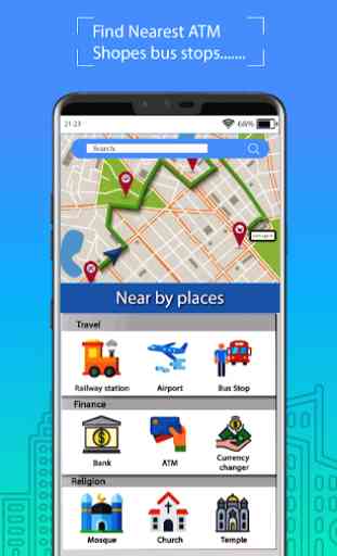 Voice GPS Driving Route : Gps Navigation & Maps 3