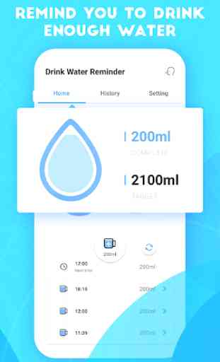 Water Drinking Reminder - Drink Water Timer 3