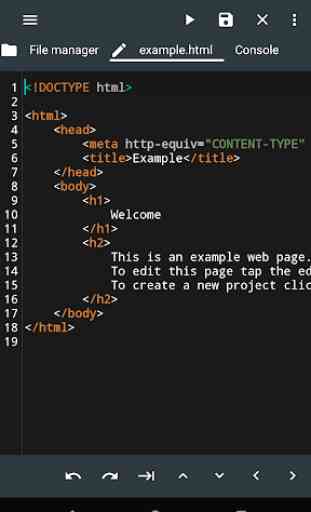WebCode - ide for html, css and javascript 1