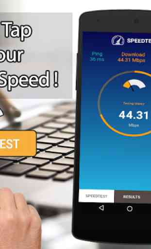 Wi-Fi gratuita 3g, 4g 5g - Speed ​​Test Checker 1