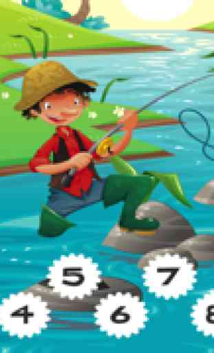 Attivo! Gioco Per i Più Piccoli Sulla Pesca: Imparare Con il Mare, Acqua, Pesce, Pescatore e la Canna da Pesca 1