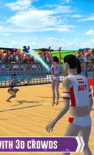 3D Volleyball Championship - Volleyball Games Free 3