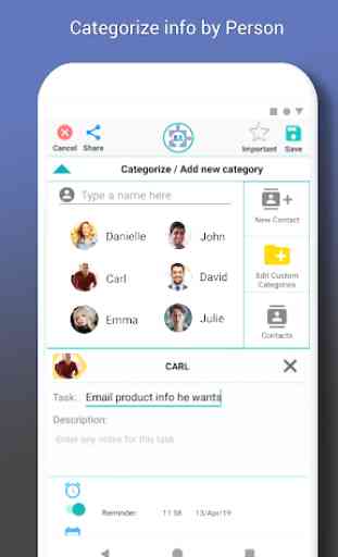 A customer list from your contacts - Personizer 4