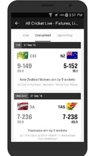 All Cricket Live Scores, Fixtures, News 1