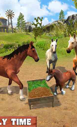 Avventura in famiglia di cavalli virtuali 1