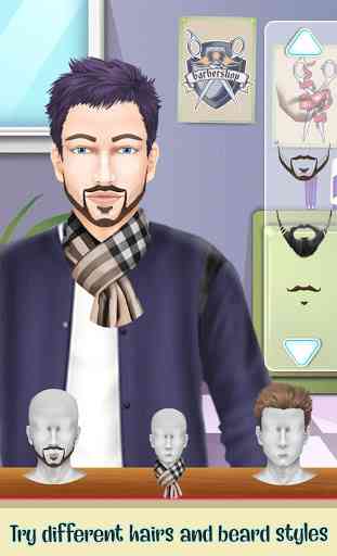 Beard Salon - Hair Cutting Game, Color by Number 4