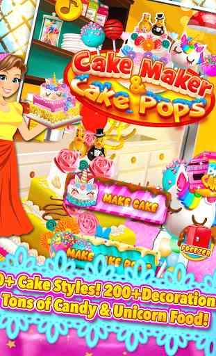 Cake Maker & Cake Pops - Dessert Fun Cooking Game 1