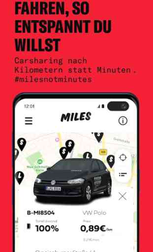 Carsharing mit MILES 1