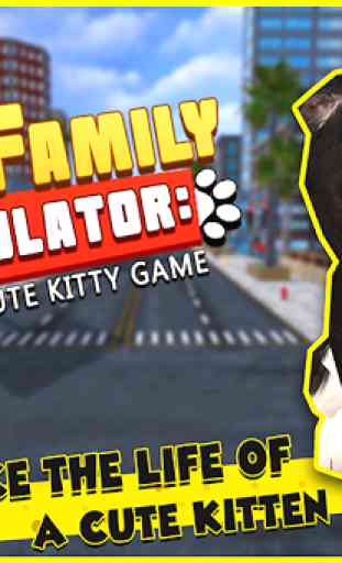 Cat Family Simulator: Stray Kitty Game 3