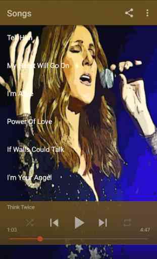Celine Dion OFFLINE Songs 2