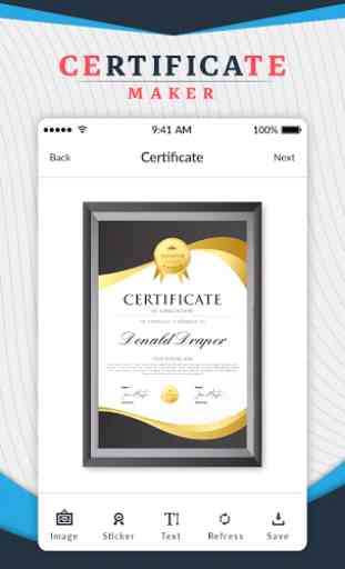 Certificate Maker - Certificate Design 1