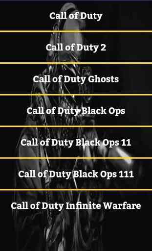 Cheats for Call of Duty 1