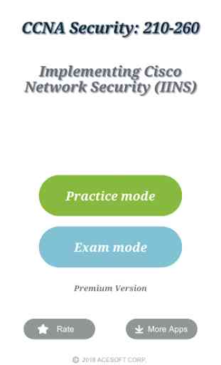 Cisco CCNA Security: 210-260 Exam 1