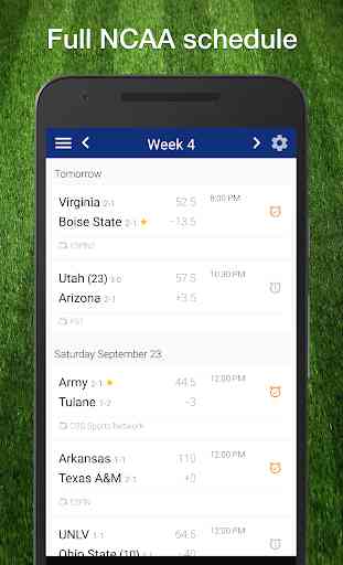 College Football Scores & Schedule: Pro Edition 4