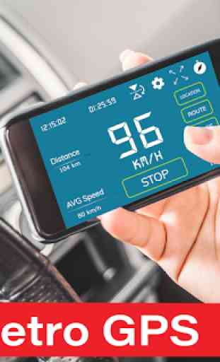 Contachilometri digitale GPS e contachilometri HUD 1