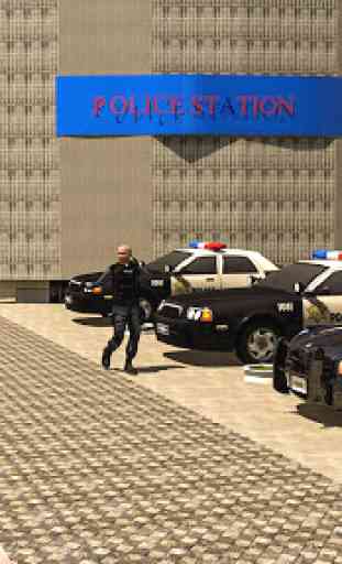 Crime City poliziotto auto: driver 3D Police 2018 4