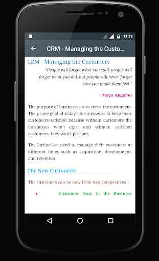 Customer Relationship Management - CRM 3