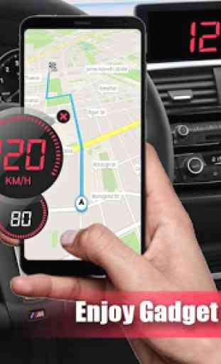 digitale velocità ometro- GPS odometro App 3