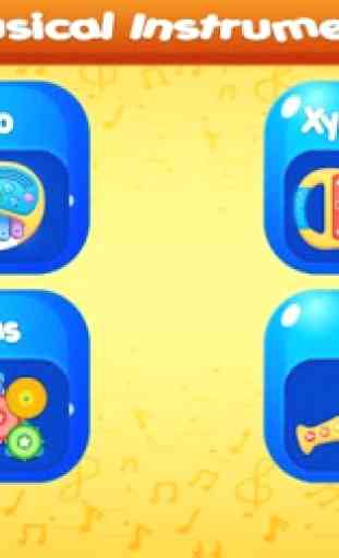 Early Learning Game - Music Instruments & Puzzles 3