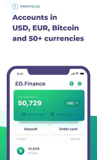 EO.Finance: Buy and Sell Bitcoin. Crypto Wallet 2