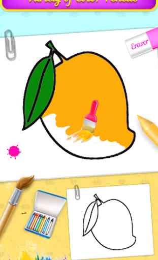 Fruits Coloring Book & Drawing Book 3