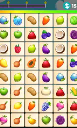 Fruits Connect 4