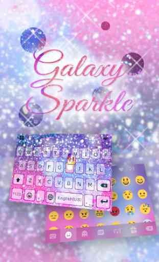 Galaxysparkle1 Tema Tastiera 1