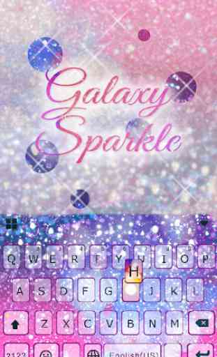 Galaxysparkle1 Tema Tastiera 2