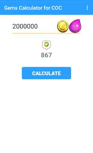 Gems Calculator for Clash Of Clans 1